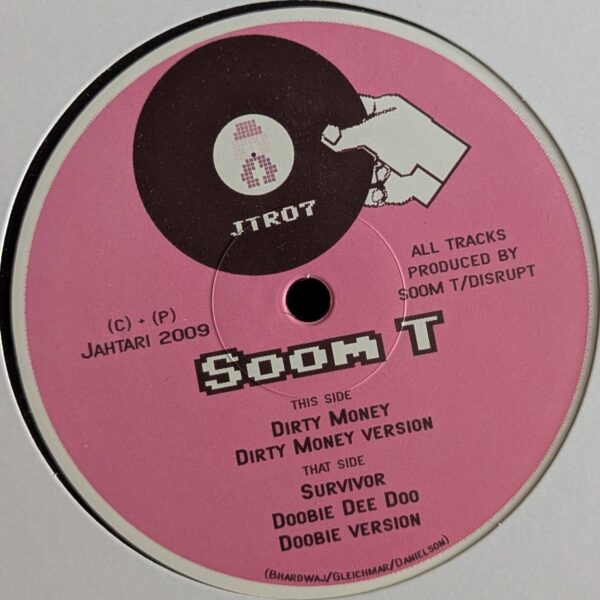 Soom T - Dirty Money EP (12" - VERY LAST COPIES!)