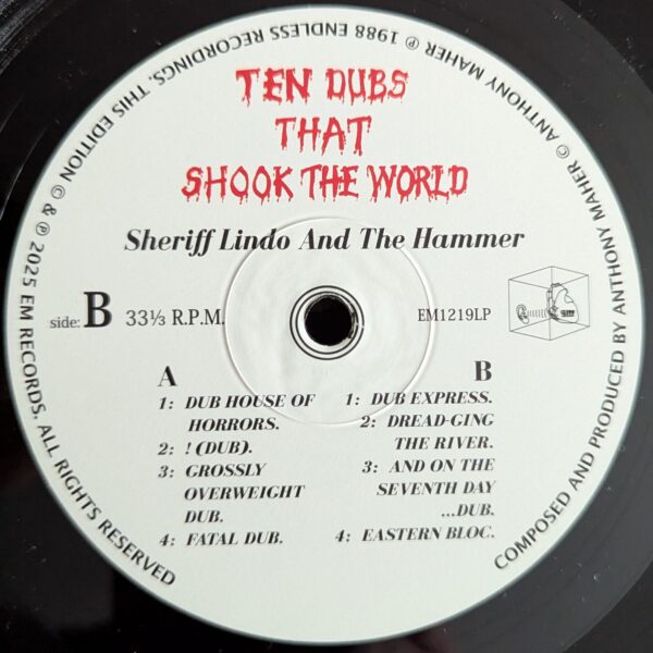 Sheriff Lindo and the Hammer - Ten Dubs That Shook The World (LP) - Image 3