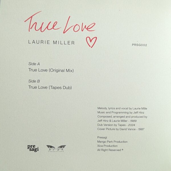 Laurie Miller - True Love (7" incl. Tapes Dub) - Image 2