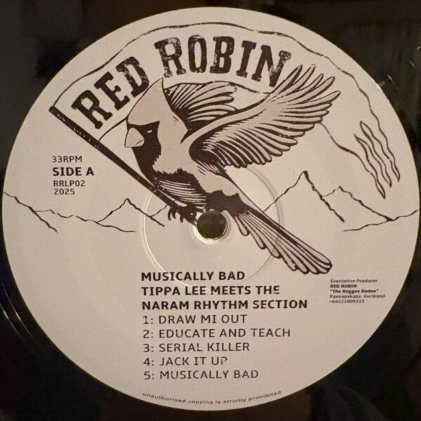 Tippa Lee meets the Naram Rhythm Section - Musically Bad (LP) - Image 3