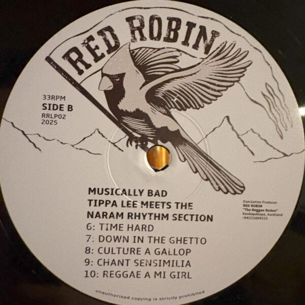Tippa Lee meets the Naram Rhythm Section - Musically Bad (LP) - Image 4