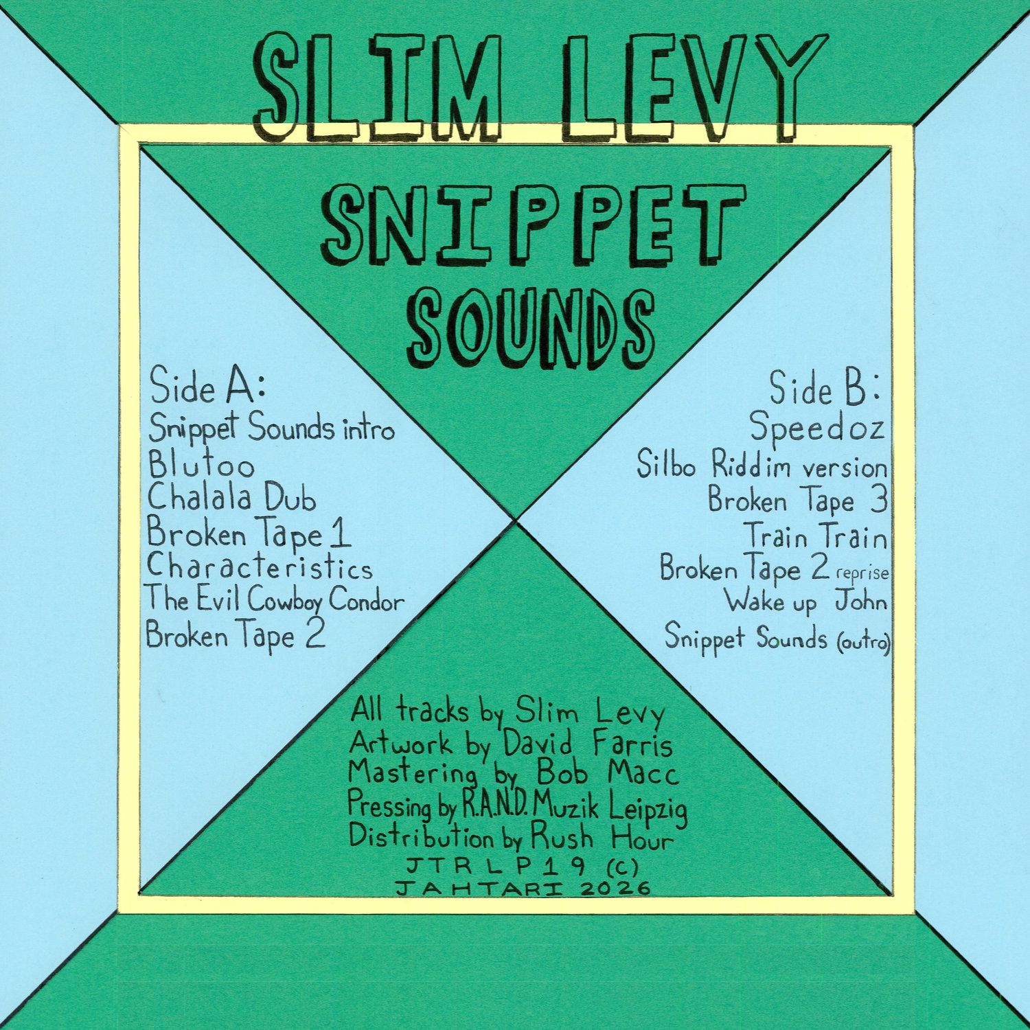 Slim Levy - Snippet Sounds (LP) - Image 2